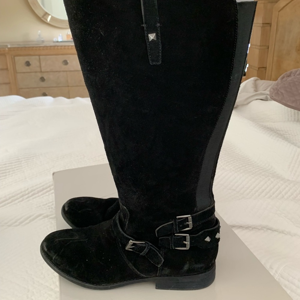 Marc Fisher  Auede Boots Wide calf  size 11